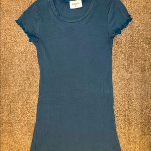 Everly Casual Dress Bodycon Solid Teal Size small dress